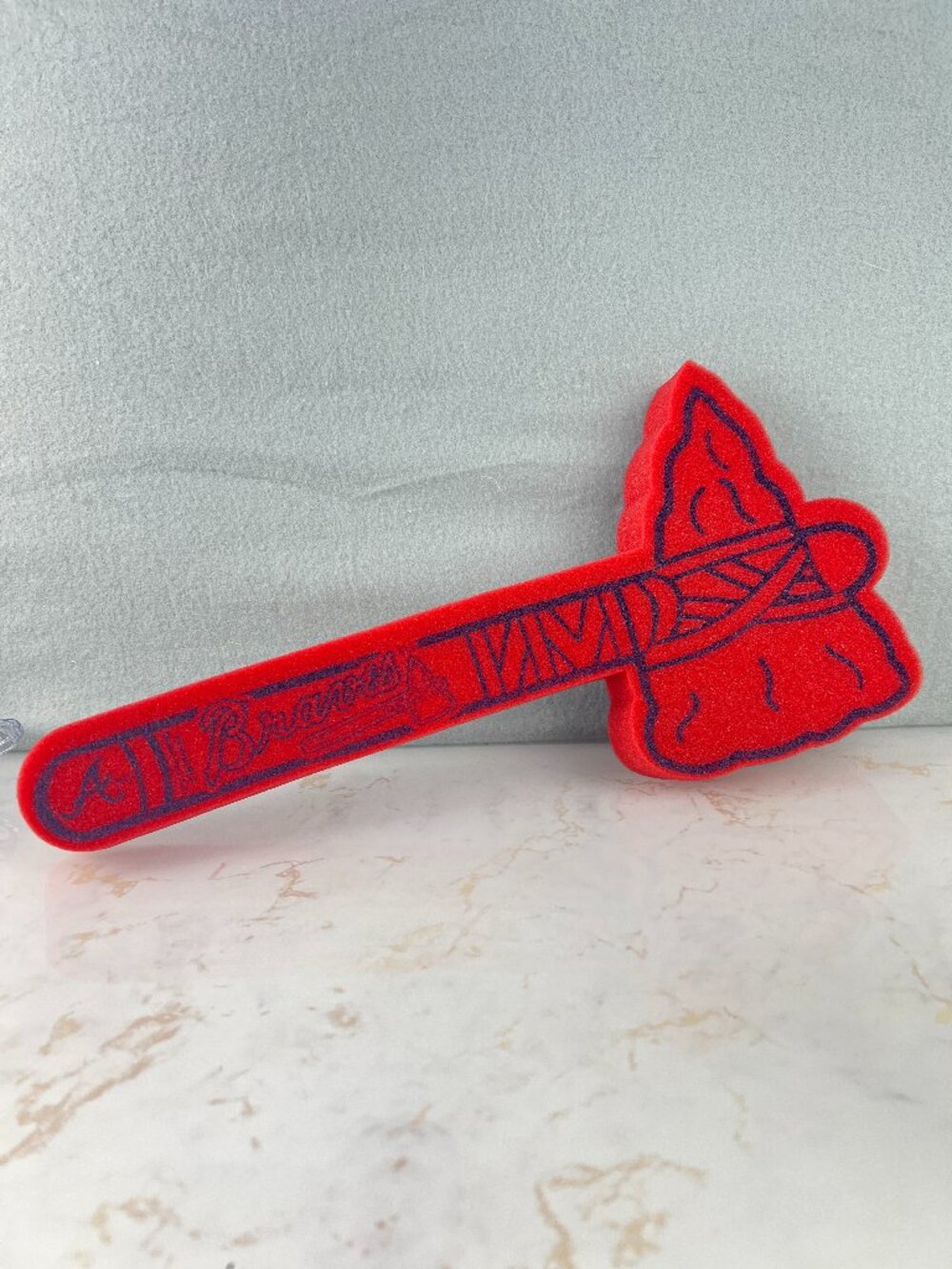 MLB Atlanta Braves Logo Foam Tomahawk Gameday Fan Merch Red Blue 15"